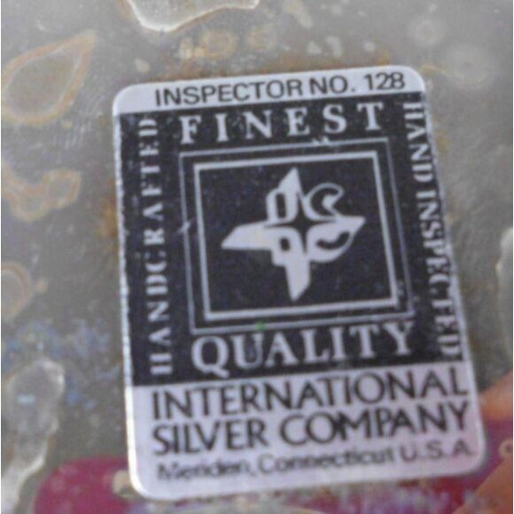 Vintage Empress International Deep Silver 2 Piece Party Set 7 In Tray Spoon Box - Picture 3 of 4